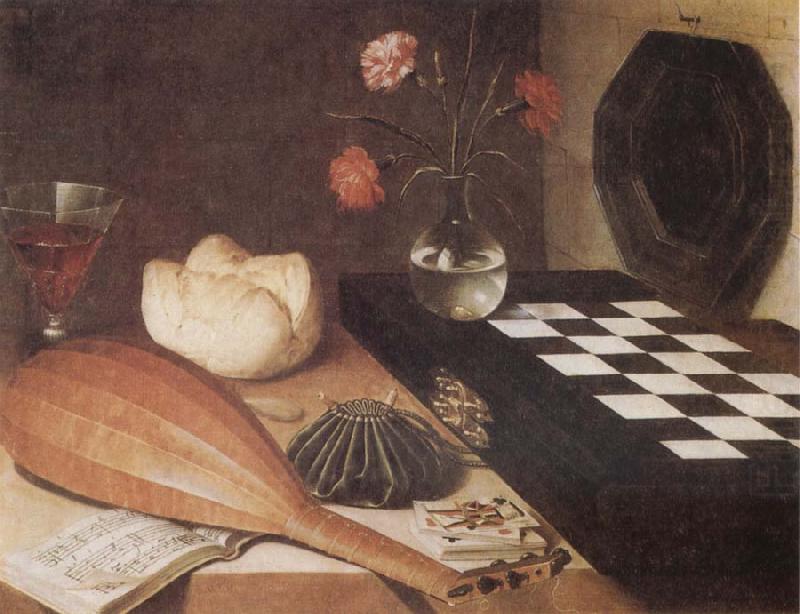 Lubin Baugin Still Life with Chessboard china oil painting image